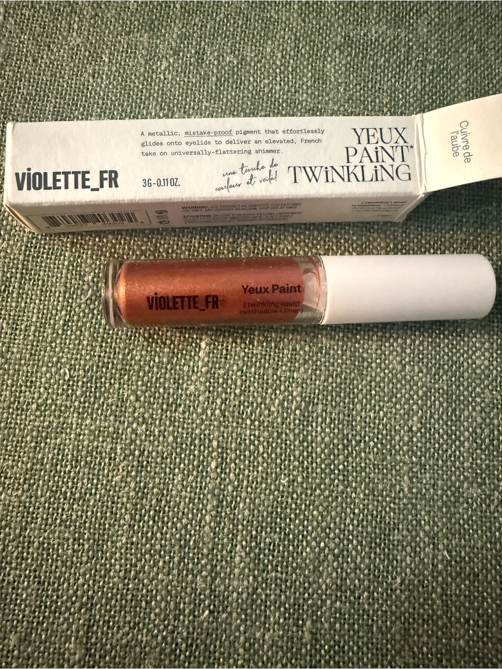 VIOLETTE_FR Yeux Paint Twinkling Liquid Eyeshadow – Cuivre de l’aube